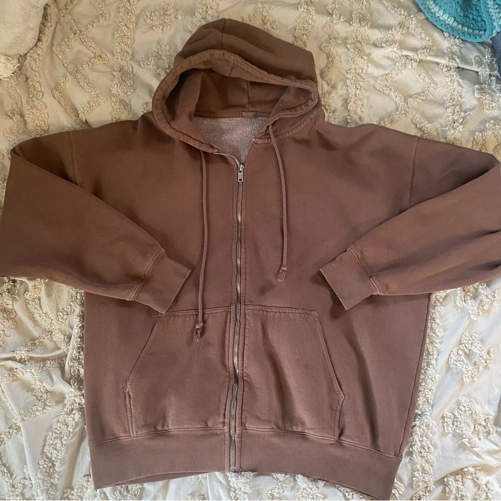 malibu california christy hoodie zip up